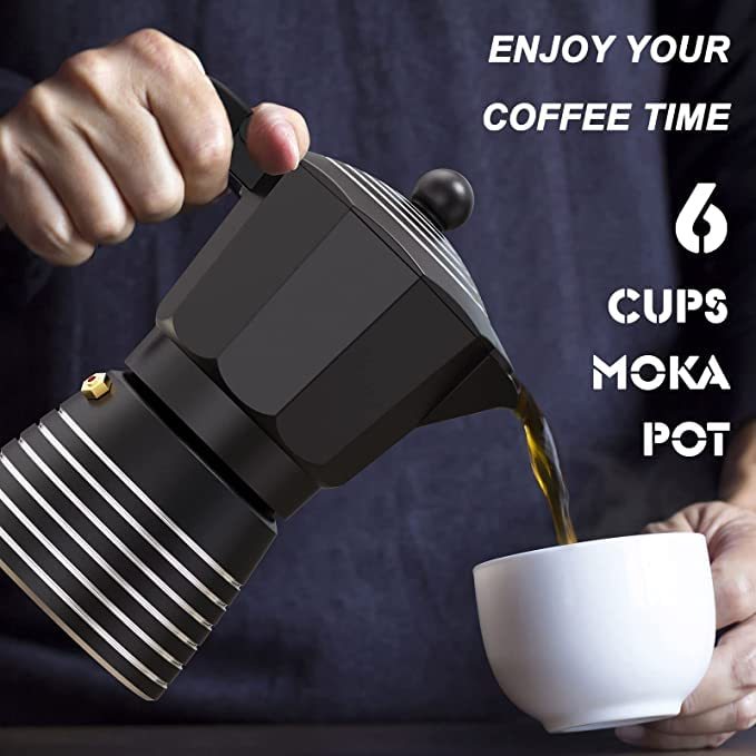 Italian Moka Pot Gift Set – 6 Cups- Homelistsplus