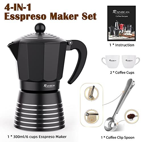 Italian Moka Pot Gift Set – 6 Cups- Homelistsplus