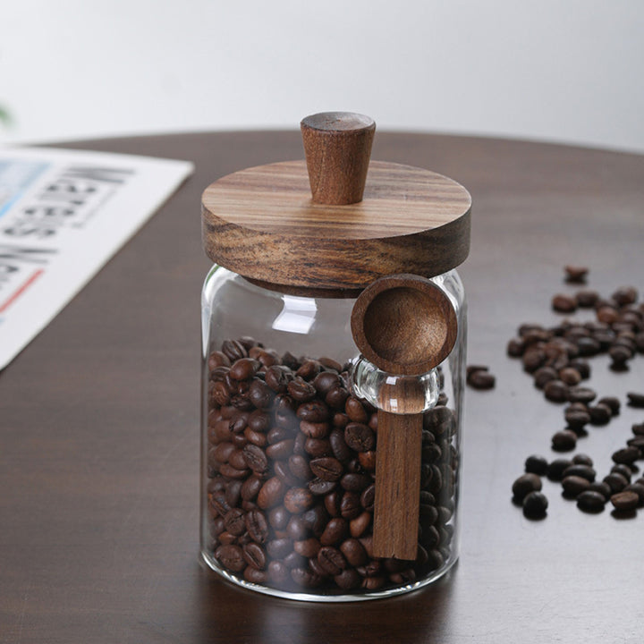 3 Pcs Glass Jars with Spoons - Homelistsplus