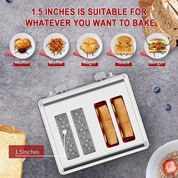 Geek Chef Toaster – 4-Slice - Homelistsplus