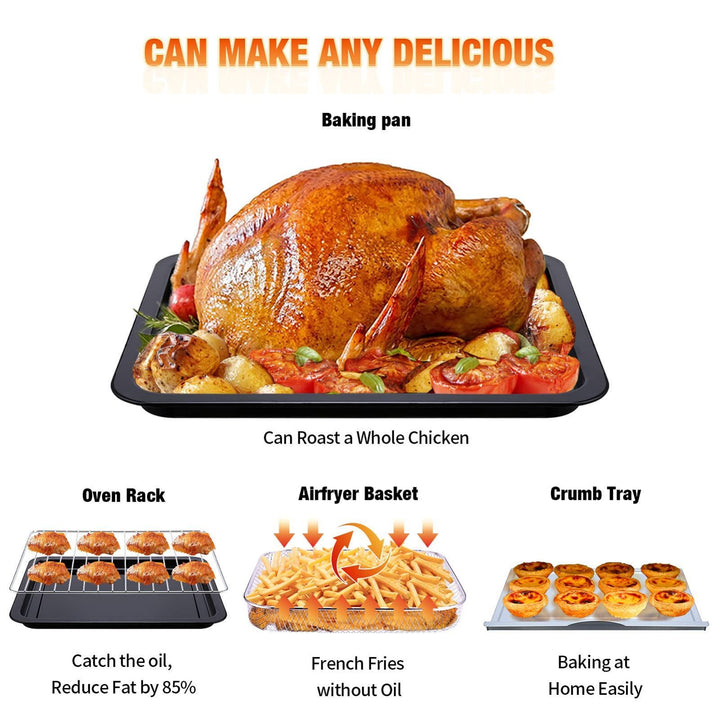Geek Chef 26QT Air Fryer – 6-Slice, Oil-Free - Homelistsplus