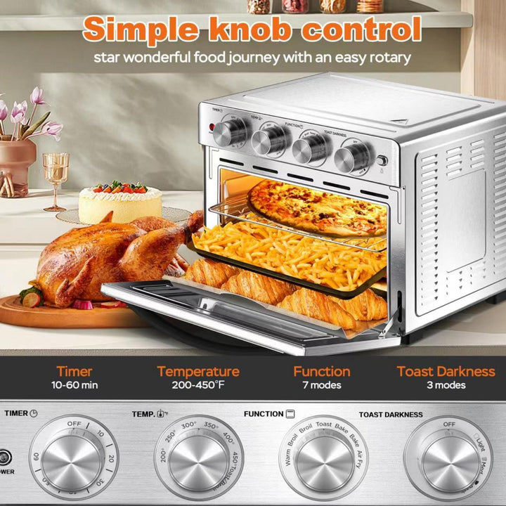 Geek Chef 26QT Air Fryer – 6-Slice, Oil-Free - Homelistsplus