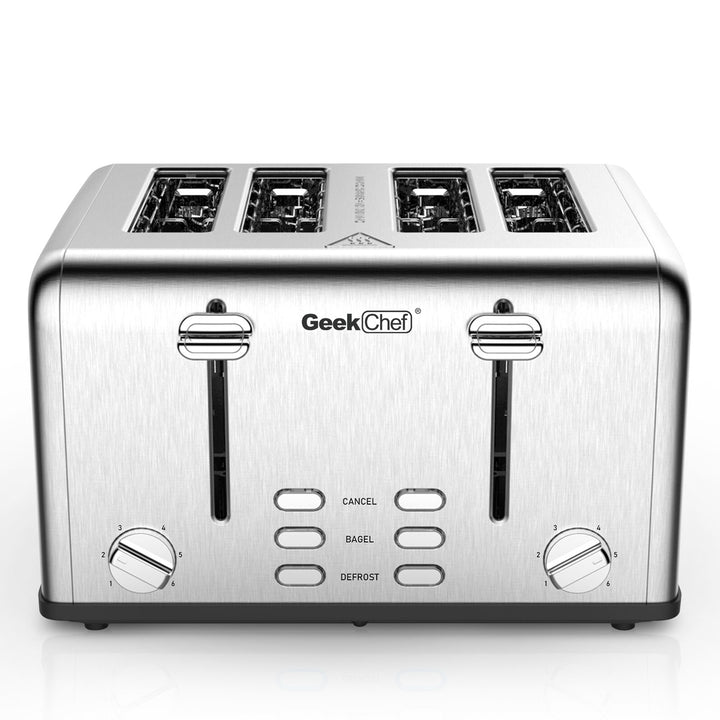 Geek Chef Toaster – 4-Slice - Homelistsplus